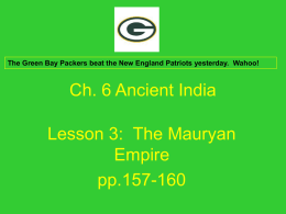 Ch. 6 Ancient India