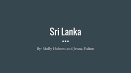 Sri Lanka - Blue Valley Schools