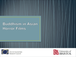 Buddhism in Asian Horror Films Presentation