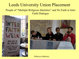 Leeds University Union Placement