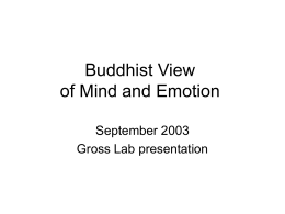 Buddhist Methodology and View of Mind