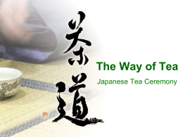 The Way of Tea - UK College of Education