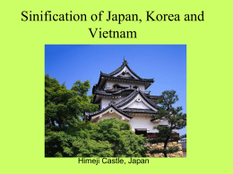 Sinification of Japan, Korea and Vietnam