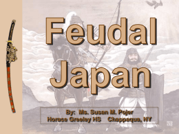 Feudal Japan - novamil.org