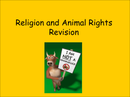 Animal Rights Revision - The Grange School Blogs