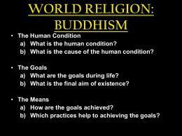 world religion: buddhism