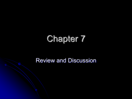 Chapter 7 PP