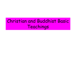 Christian And Buddhist Basics