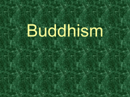 Buddhism - WorldCulturesSnell