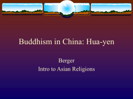 Buddhism 4 (Huayen)