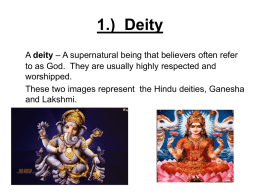 2.) Do Buddhists have a deity?