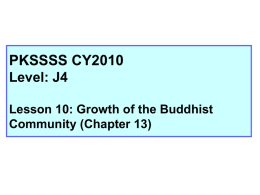 Growth of the Buddhist Community
