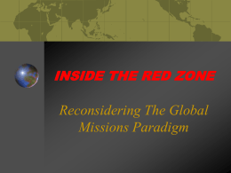 Reconsidering The Global Missions Paradigm