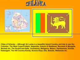 Cities of Srilanka :- Although Sri Lanka is a beautiful
