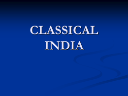 CLASSICAL INDIA