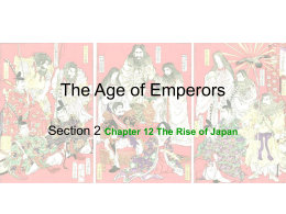 Section 2, The Age of Emperors