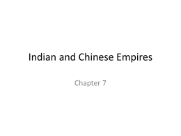 Indian and Chinese Empires