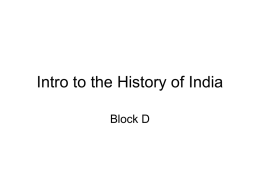Intro to the History of India