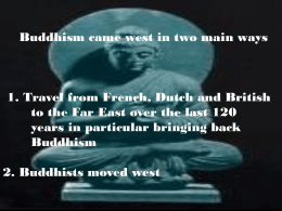 Buddhism In The West