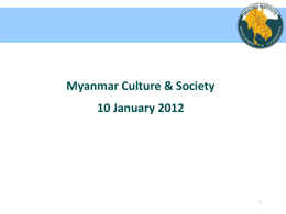 Union of Myanmar Society and Culture