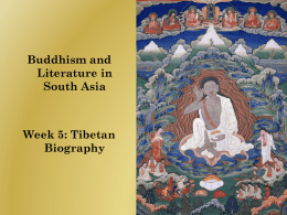 Introduction to Tibetan *Literature