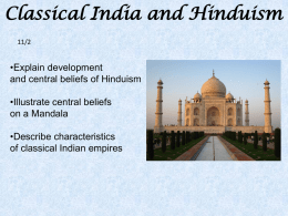 Classical India and Hinduism
