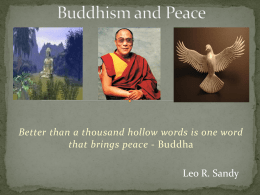 Buddhism and Peacex