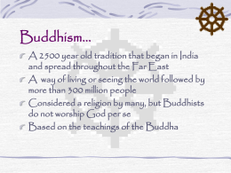 Buddhism - Denton ISD
