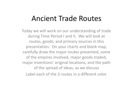 Ancient Trade Routes - Scott County Schools