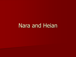 Nara and Heian