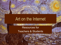 Art on the Internet - ArtMeetsTechnology
