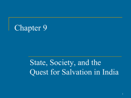9. State, Society and the Quest for Salvation in India