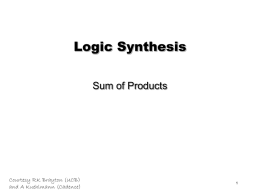 Sum-of-Product representations