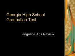 Georgia High School Graduation Test
