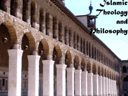Part 2: Islamic Theology, Philosophy