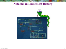 LinkedList Notables