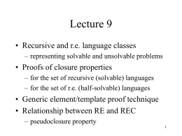 Lecture 9