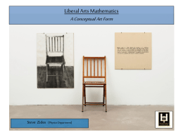 Liberal Arts Math: Conceptual Art (2009)