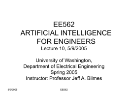 Lecture 10 - University of Washington
