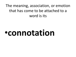 The meaning, association, or emotion that has come to be attached