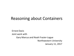 Reasoning about Containers