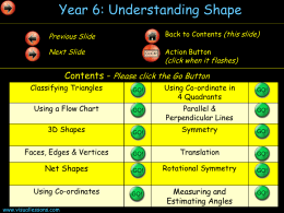 Understanding Shape Year 6 - Babraham C of E (VC) Primary School