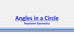 Circle Angles