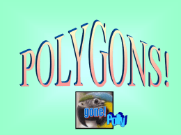 A concave polygon is