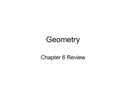 Geometry - San Ramon Valley High School
