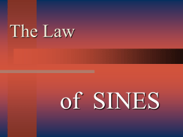 The Laws of SINES - Biloxi Public School District