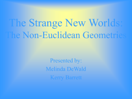 The Strange New Worlds: The Non
