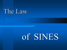 The Laws of SINES
