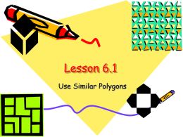 Are the polygons similar?