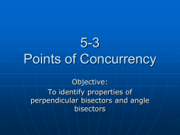 Point of Concurrency
